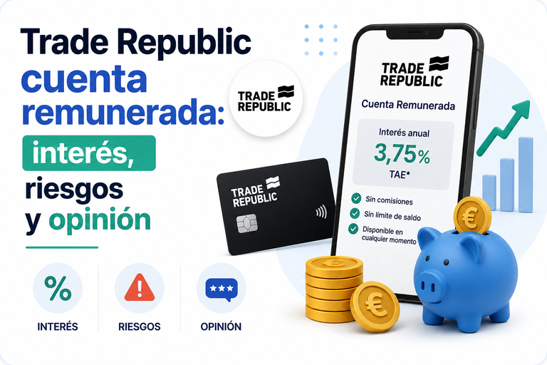 Trade Republic cuenta remunerada: interés, riesgos y opinión