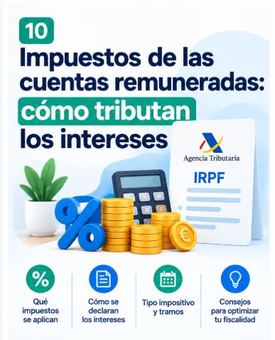 Impuestos de las cuentas remuneradas: cómo tributan los intereses