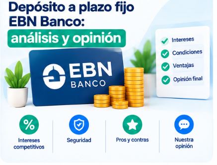 Depósito a plazo fijo EBN Banco: análisis y opinión